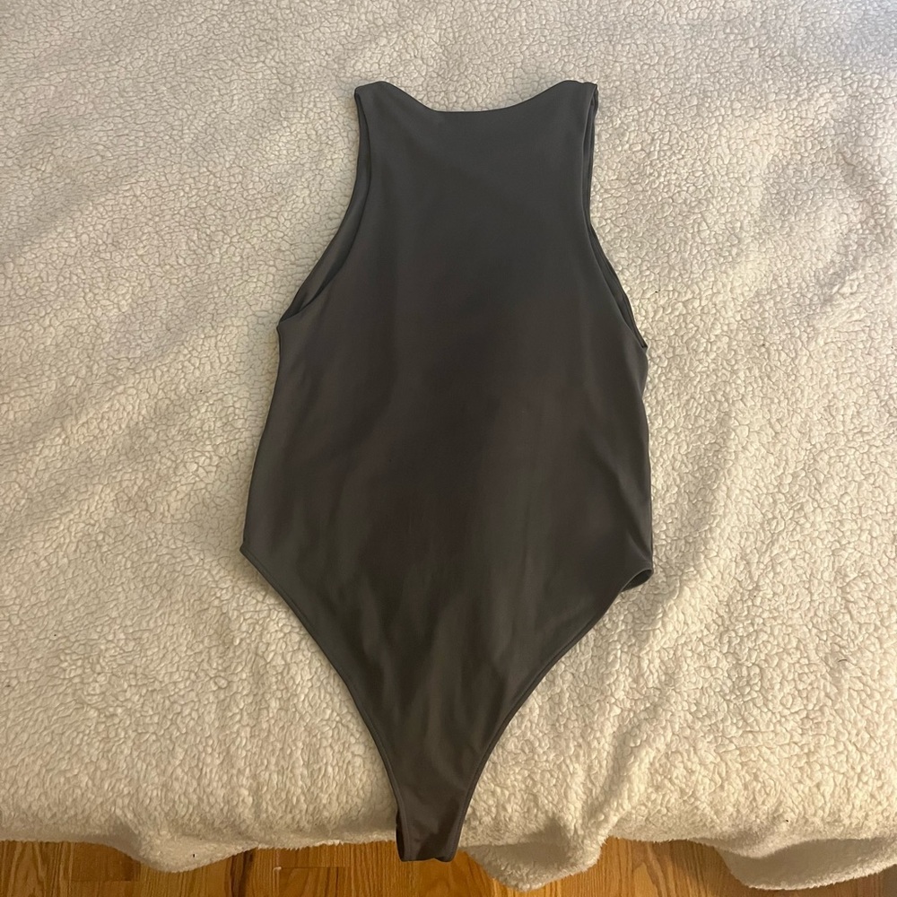 zara grey bodysuit